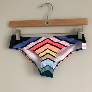 NWT Pink Victoria’s Secret Chevron Print Swim